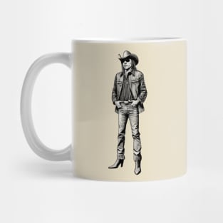 Dwight Yoakam Playing Guitar Mug